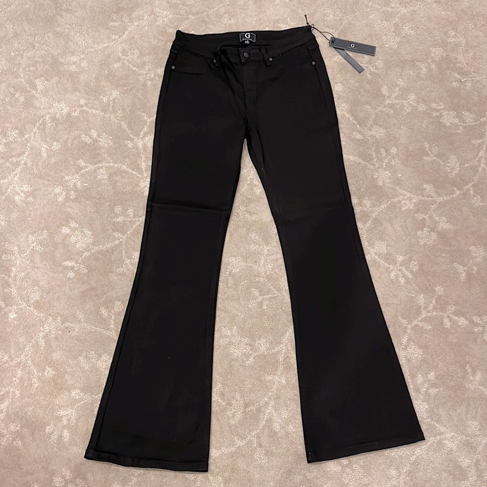 Black Flare  Bottom Stretch Jeans - G by Giuliana.